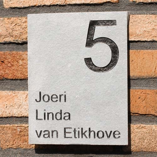Naambordje buiten 1 2